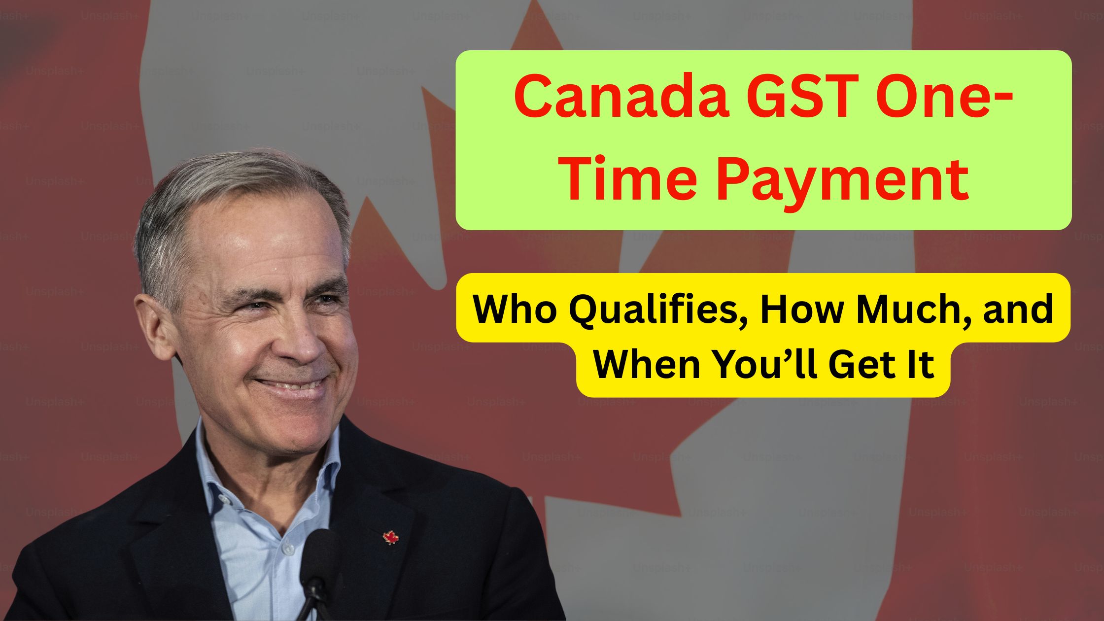Canada GST One-Time Payment