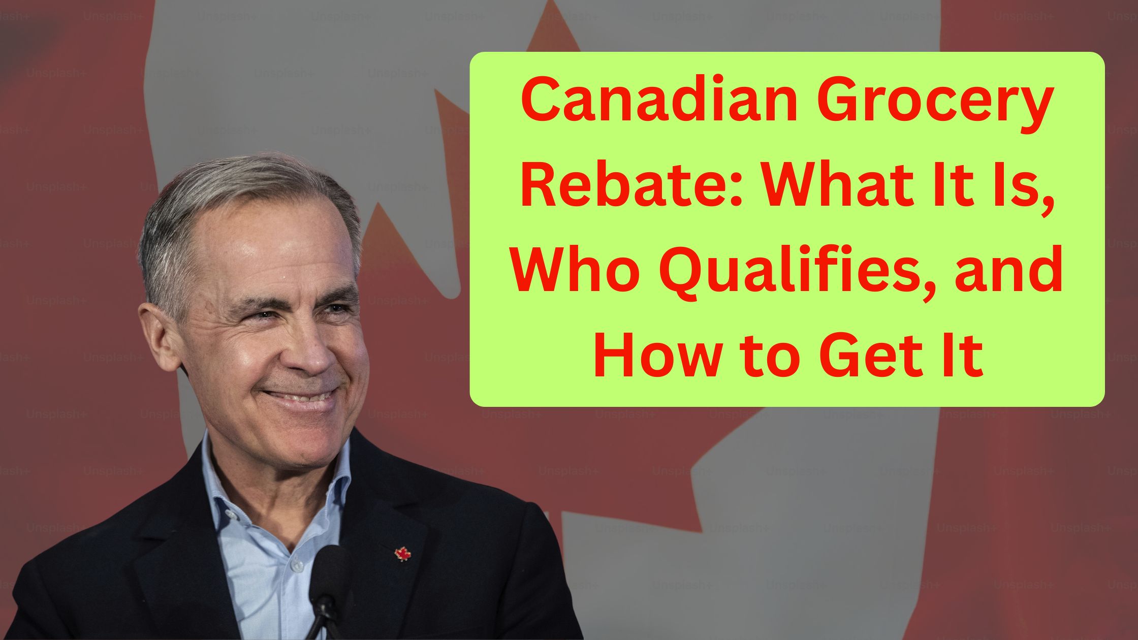 Canadian Grocery Rebate